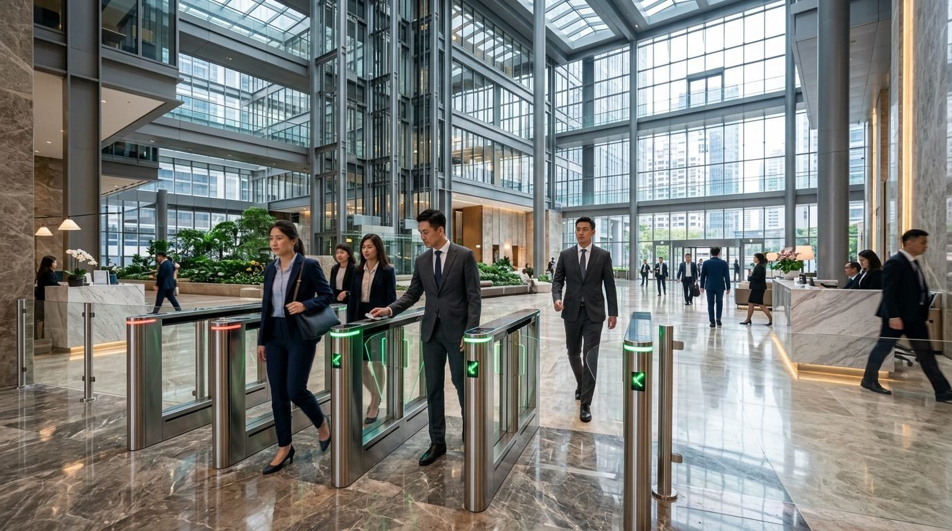 Azel Kule VIP Turnike ve Plaza Giriş Kontrol Projesi